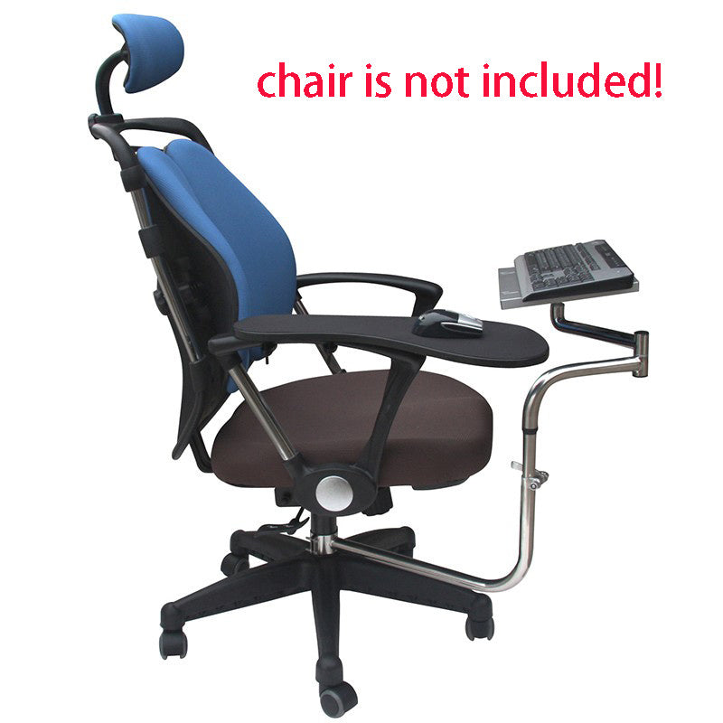 Four-legged Square-leg Office Chair Mouse And Keyboard Rest