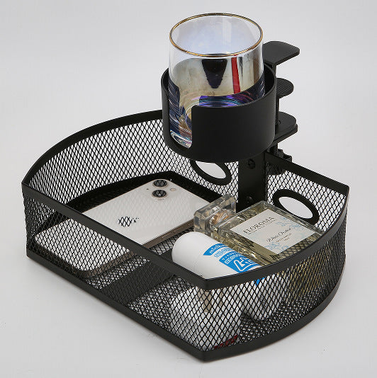 Rotary Storage Rack Office Desk Punch-free