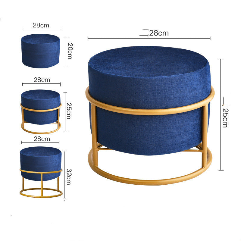 Shoe Changing Stool Light Luxury Stool Net Red Living Room Small Stool