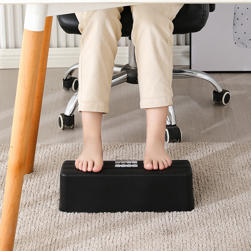 Fashion Simple Solid Color Office Desk Footstool
