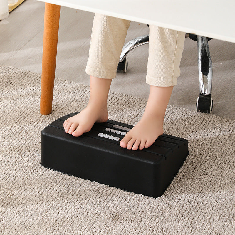 Fashion Simple Solid Color Office Desk Footstool