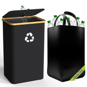 Storage Basket Removable Recycling Bottle Storage Basket Trash Can Kitchen Home Folding Recycling Bin