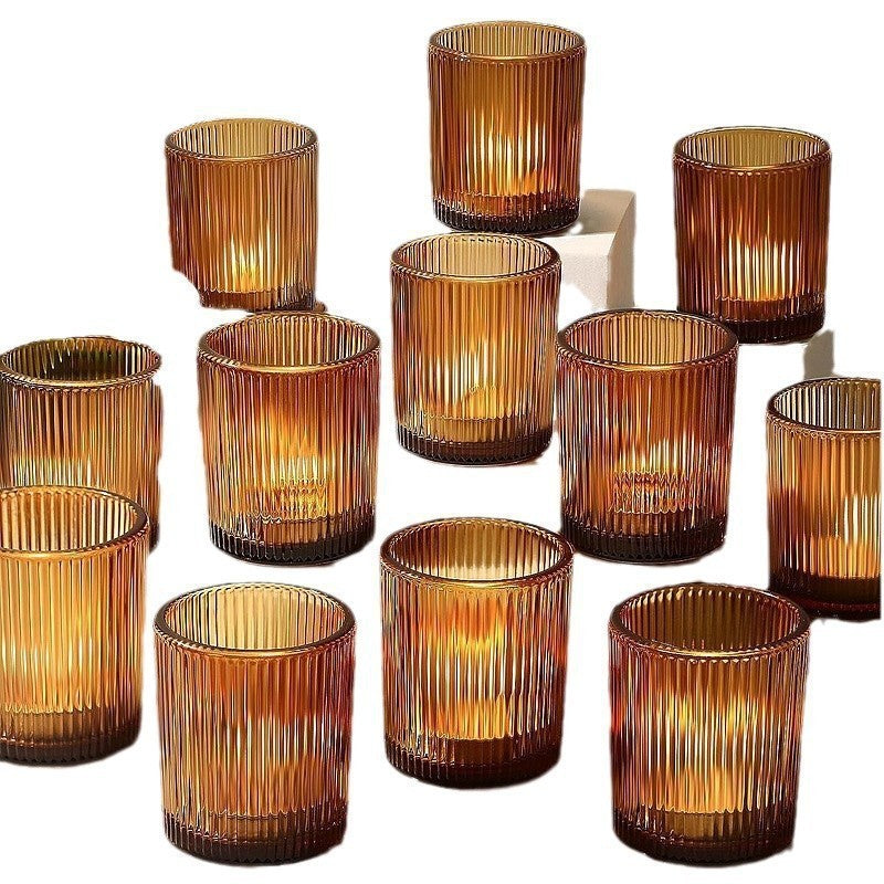 Candle Cup Aromatherapy Glass Home Candle Holder Ornaments